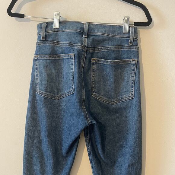 Reformation Jeans Harper Button Fly High Rise Skinny Jeans In ION Wash Sz 25 - Picture 8 of 13